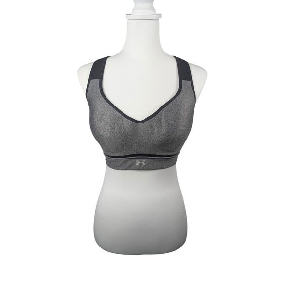 Under Armour HeatGear High Impact Women's Sports Bra Size 32DD Athletic Sports‎ - Picture 3 of 8